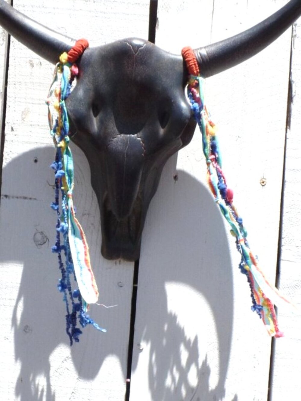 Hand Crafted Hair Tie Swag (1) FIESTA
